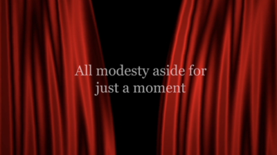 All Modesty Aside